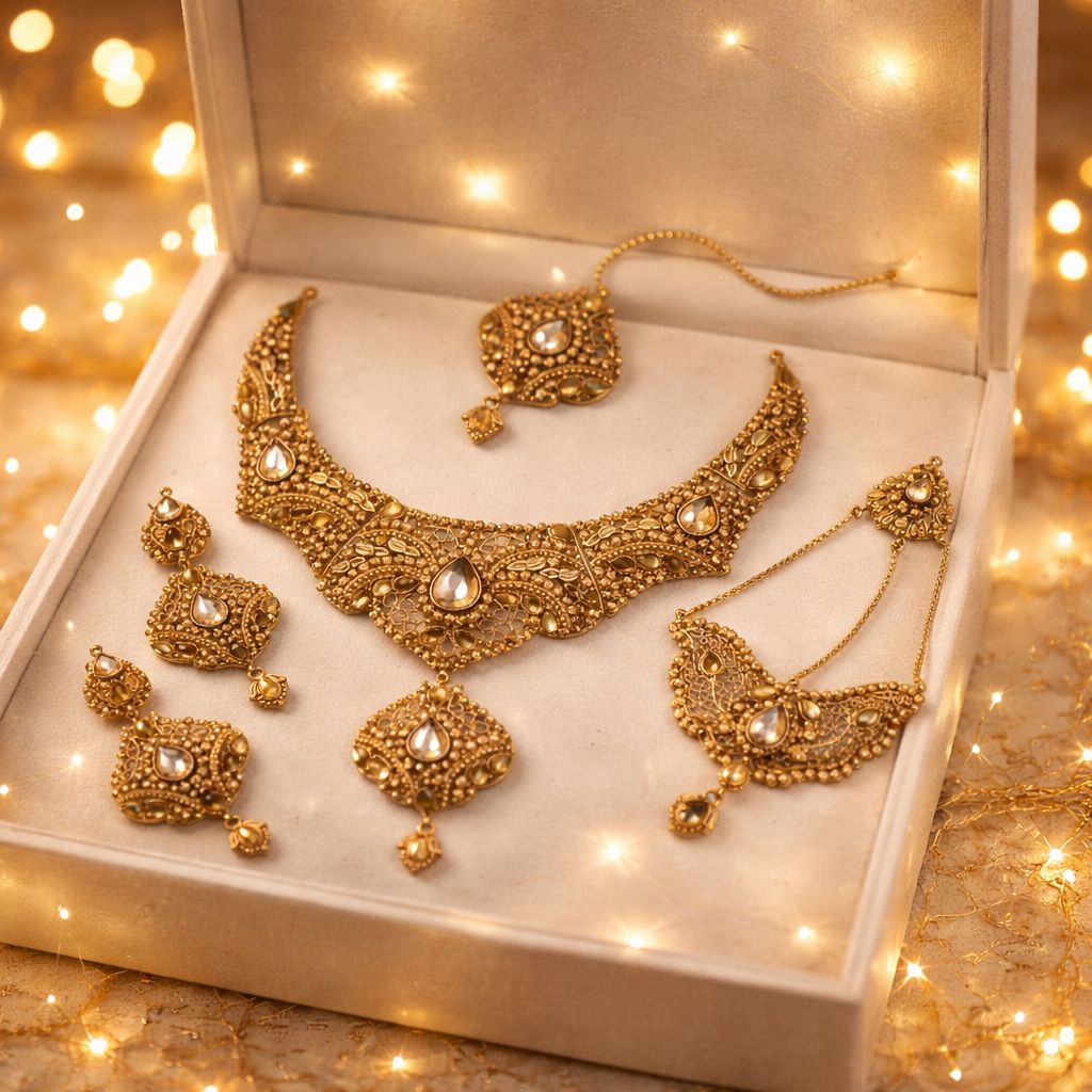 Rajwadi GULNAAR SET (Golden)