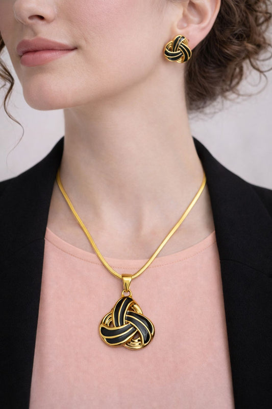 Stainless Steel Locket set-48 (Black)