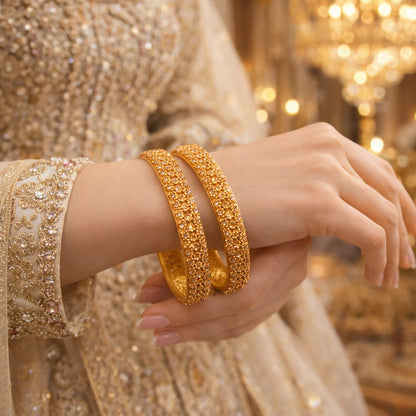Gold Plated Openable Kara-04 (Golden)