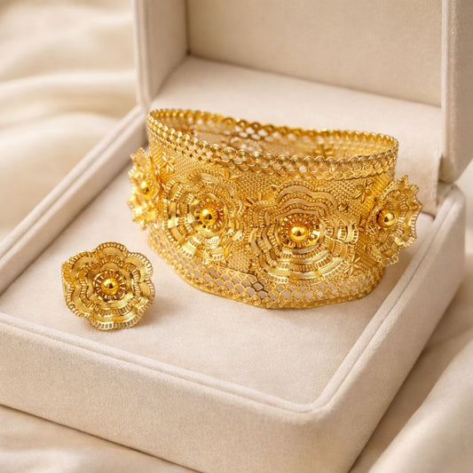 Madrasi Kara & Ring-25 (Golden)