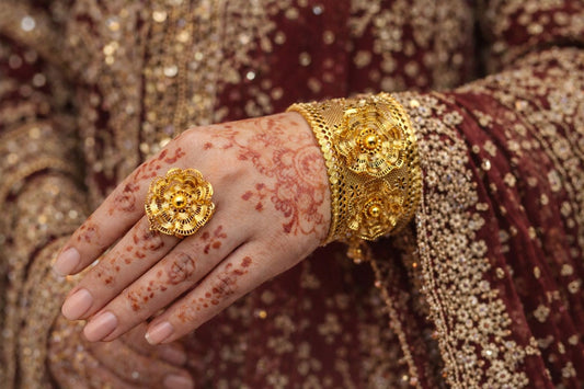 Madrasi Kara & Ring-25 (Golden)