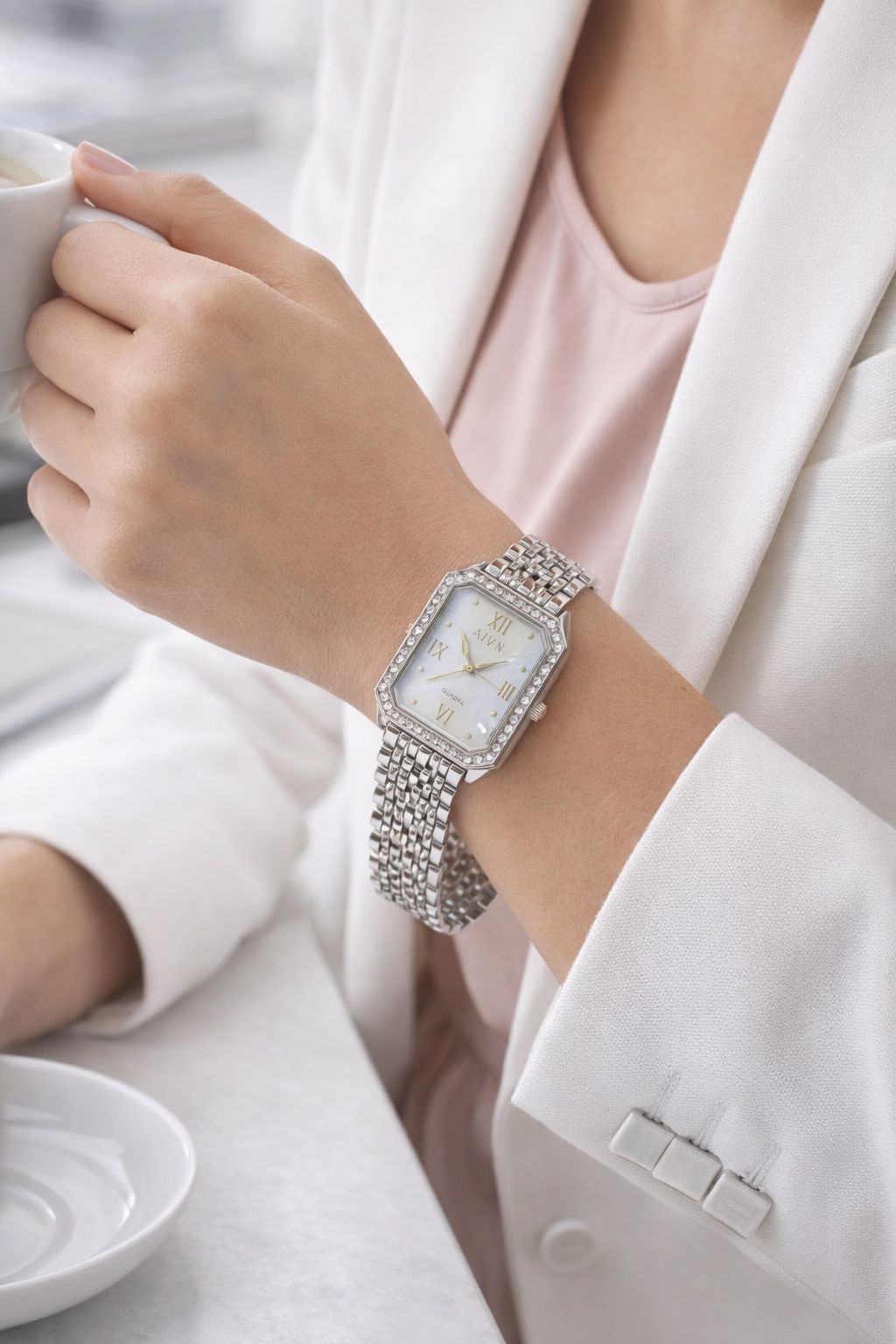 Rawayat Ladies Watch-30 (Silver)