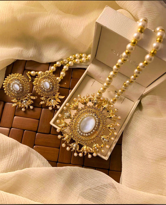 HANINA Locket Set (Pearl)